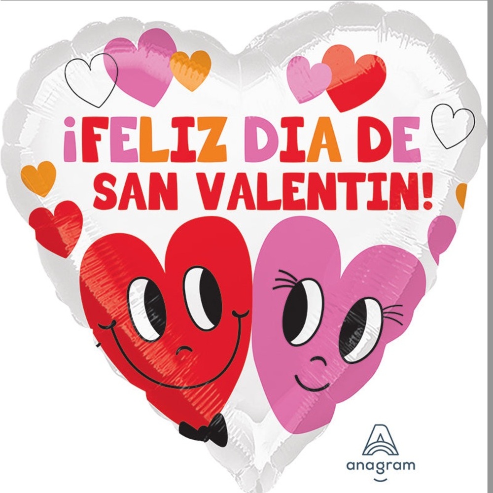 Anagram Valentine's Day Heart Balloon